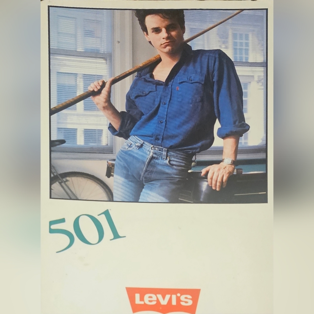 The Young & The Restless - Vintage Levi's Cardboard Stand - Christian LeBlanc